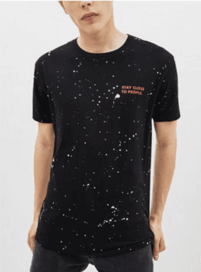Black Paradise Slogan T-Shirt